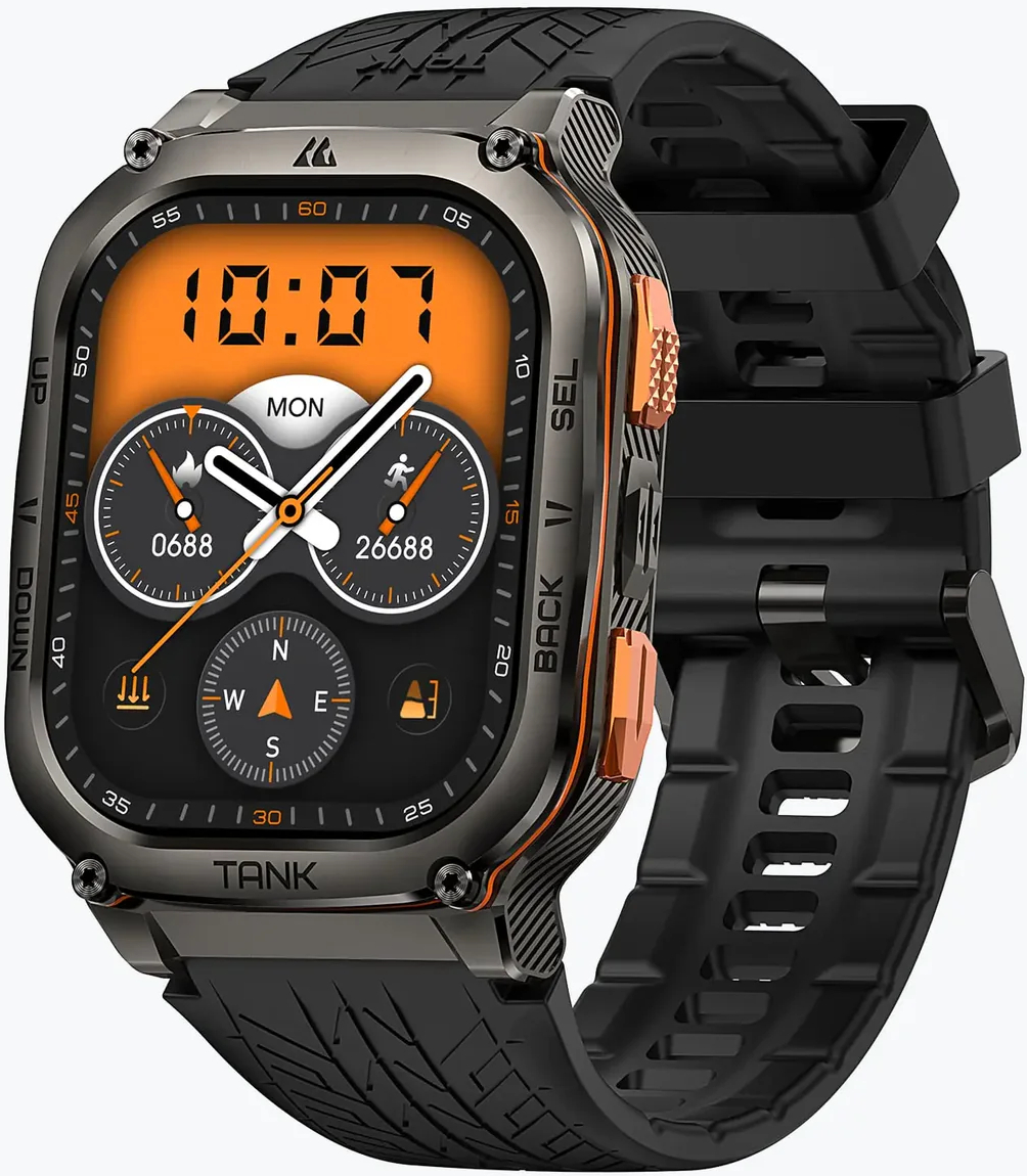 Смарт-годинник KOSPET TANK M3 ULTRA Black - Фото 1