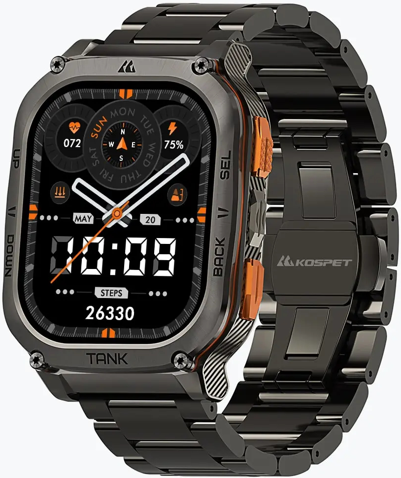 Смарт-годинник KOSPET TANK M3 ULTRA SE Black - Фото 1
