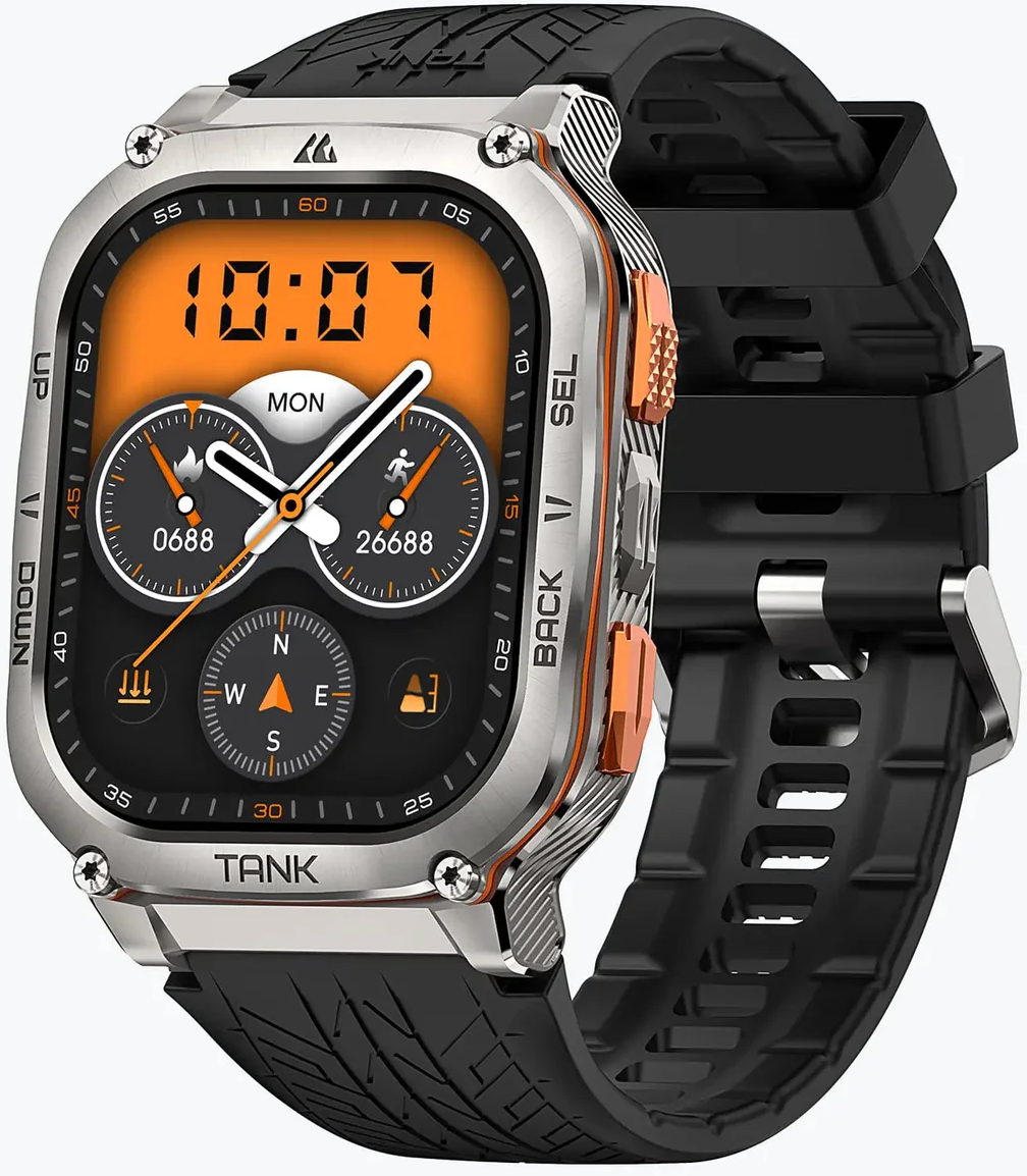 Смарт-годинник KOSPET TANK M3 ULTRA Silver - Фото 1