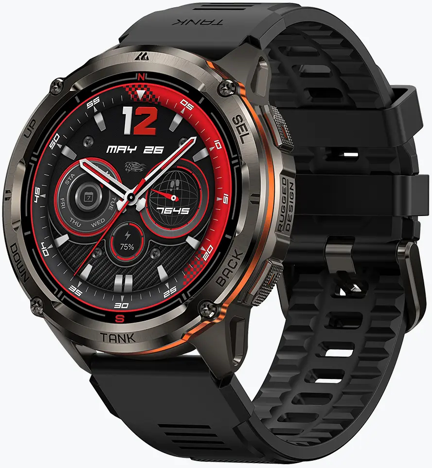 Смарт-часы KOSPET TANK T3 ULTRA 2 Black - Фото 1