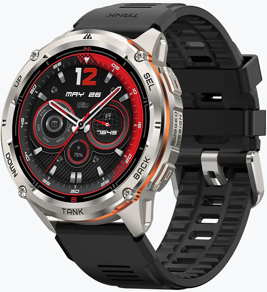 Смарт-годинник KOSPET TANK T3 ULTRA 2 Silver - Фото 1