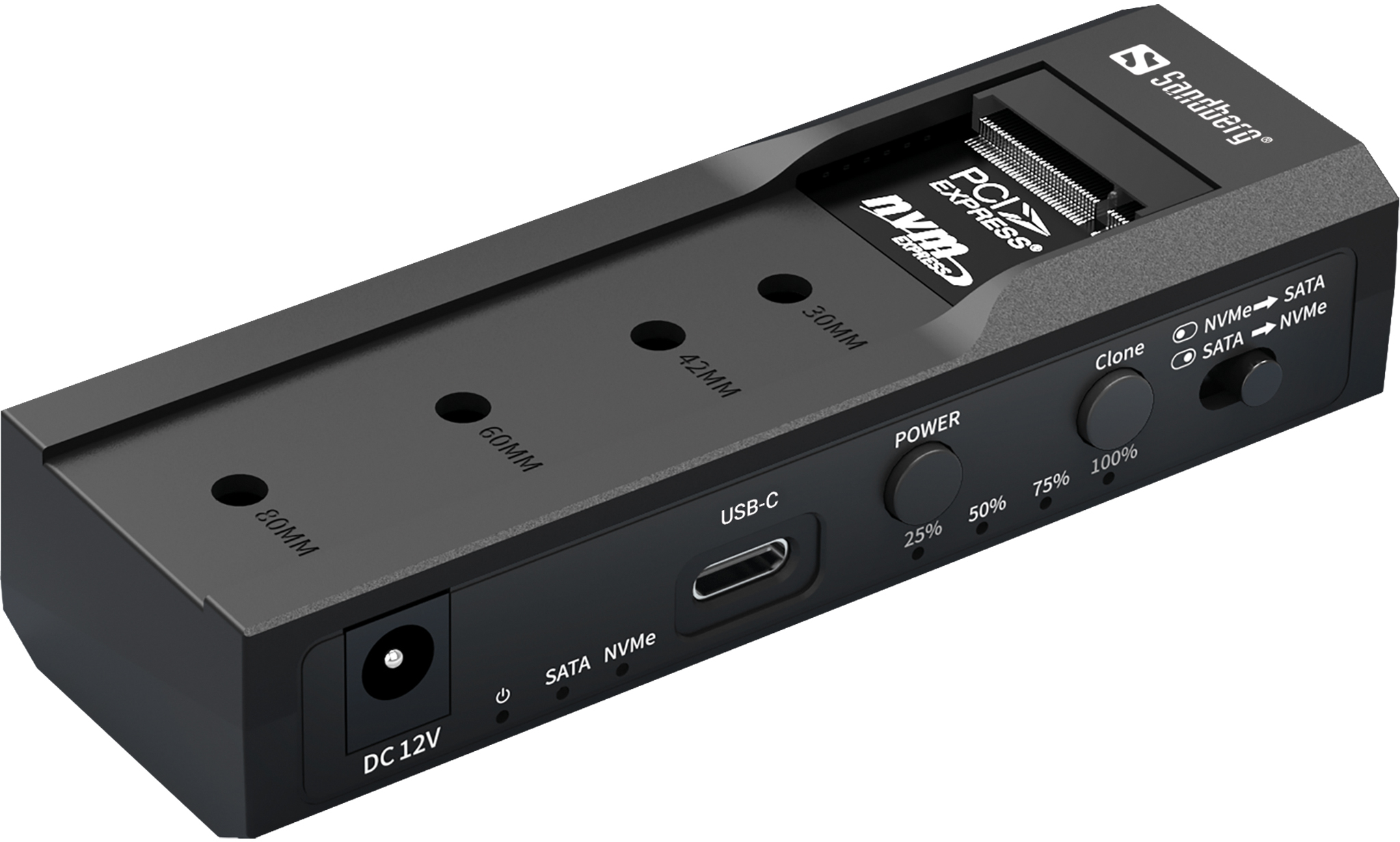 Док-станция Sandberg USB3.2 Type-C SSD M2/NVMe (136-49) - Фото 1