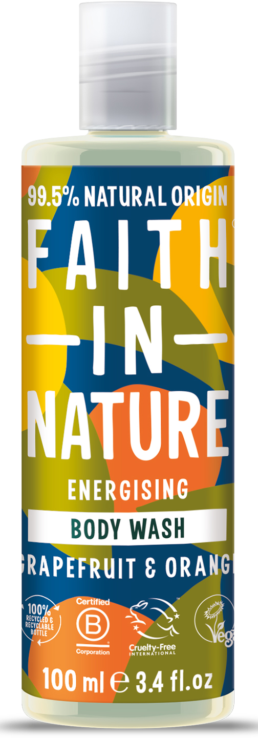 Гель для душа Faith In Nature Натуральный с грейпфрутом и апельсином 100 мл (6.75200) - Фото 1