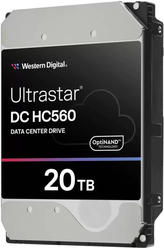Жорсткий диск внутрішній Western Digital SAS 20TB 7200RPM 12GB/S/512MB DC HC560 (0F38652) - Фото 1