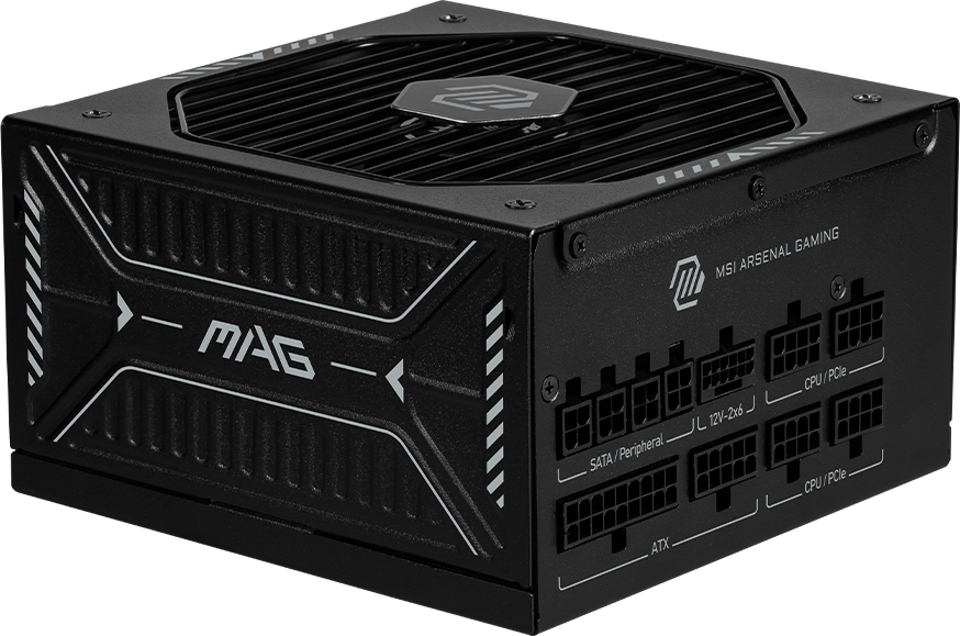 Блок живлення для ПК MSI ATX 850W (MAG A850GLS PCIE5) - Фото 1