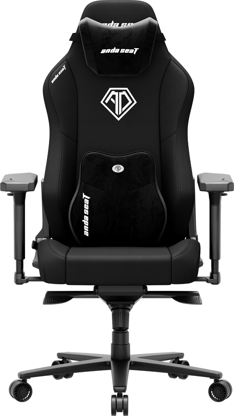 Крісло для геймерів Anda Seat Phantom 3 XL Black Fabric (AD18XL-52-B-F-B01) - Фото 1