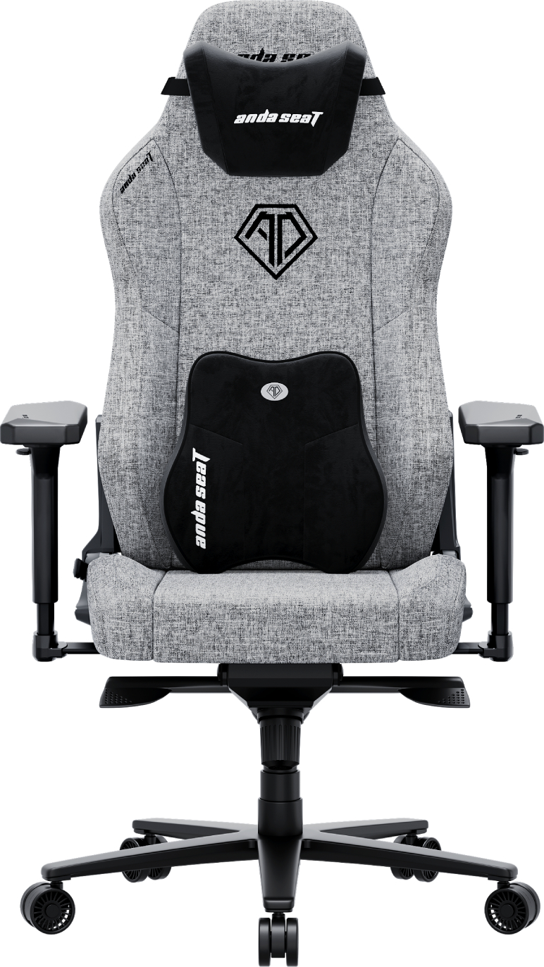 Крісло для геймерів Anda Seat Phantom 3 XL Gray Fabric (AD18XL-52-G-F-G01) - Фото 1