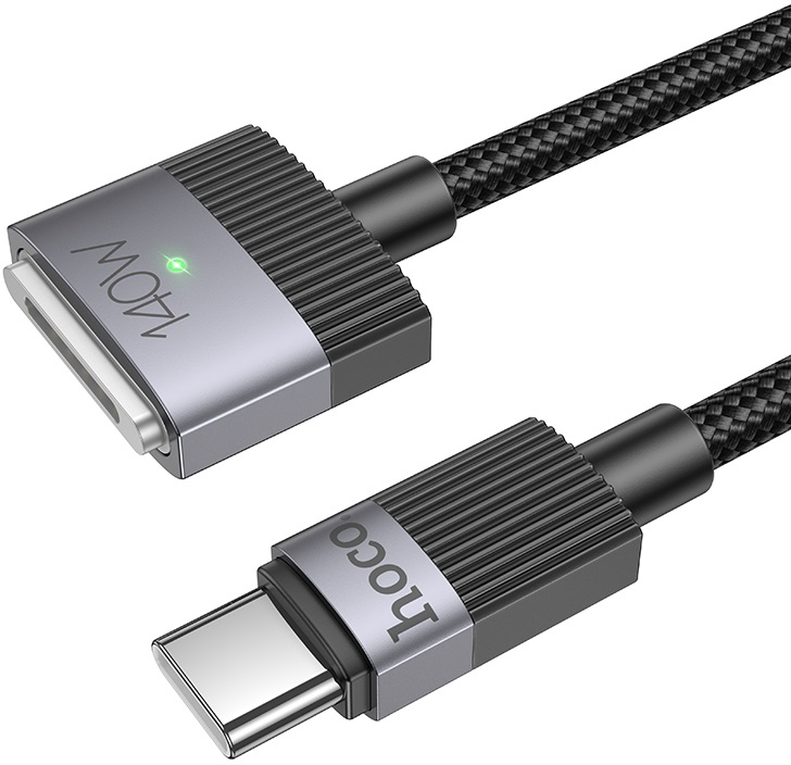 Кабель синхронизации данных HOCO U141 Magnetic charging cable Type-C to Mag3 Black (6942007642088) - Фото 1