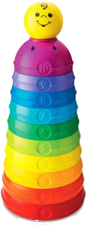 Пирамидка Fisher-Price Большой-больше (W4472) - Фото 1