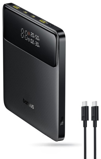 Купити Батарея мобільна Baseus Blade H1 Lite 20000 mAh 100W QC PD Black (P10021604123-00) - Фото 1 Батарея мобільна Baseus Blade H1 Lite 20000 mAh 100W QC PD Black (P10021604123-00) - Фото 1