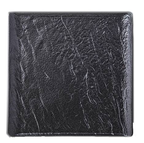 Тарелка десертная Wilmax Slatestone Black 17х17 см (WL-661105 / A) - Фото 1