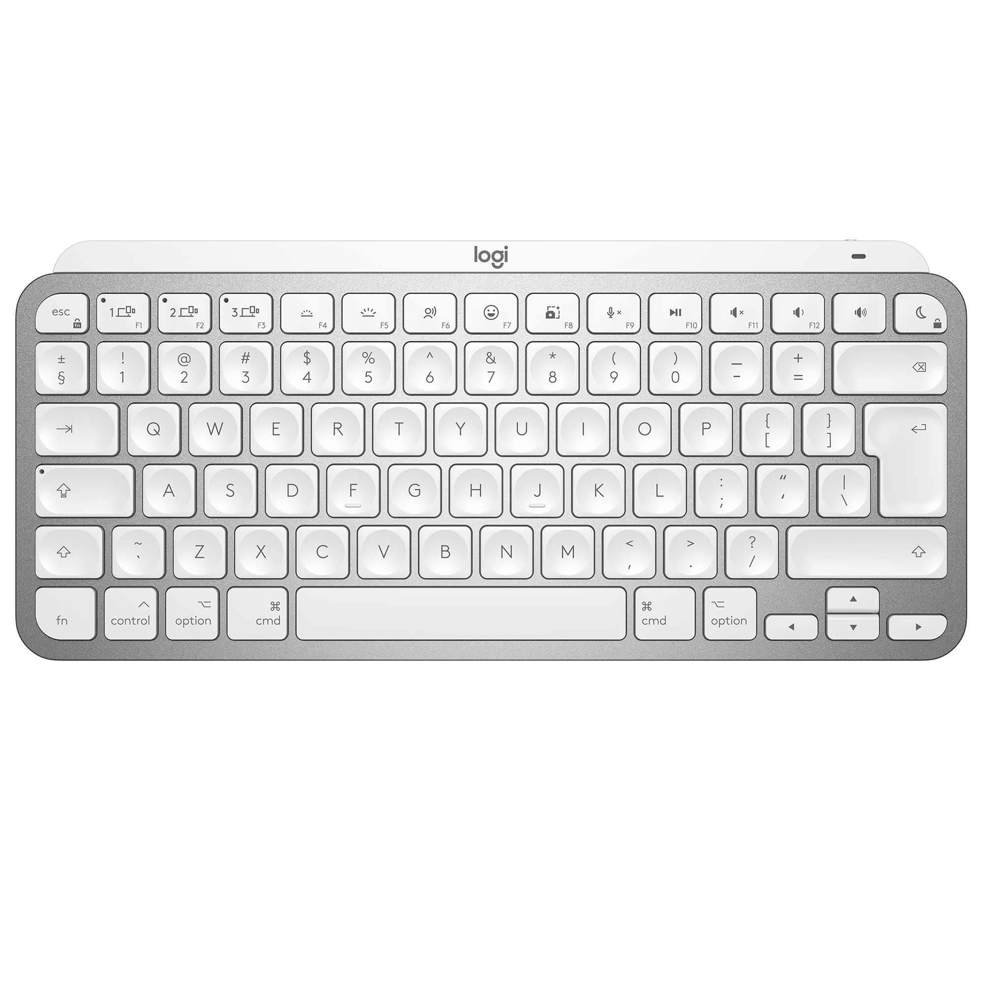 Клавиатура беспроводная Logitech MX Keys Mini For Mac Pale Grey (920-010526) - Фото 1