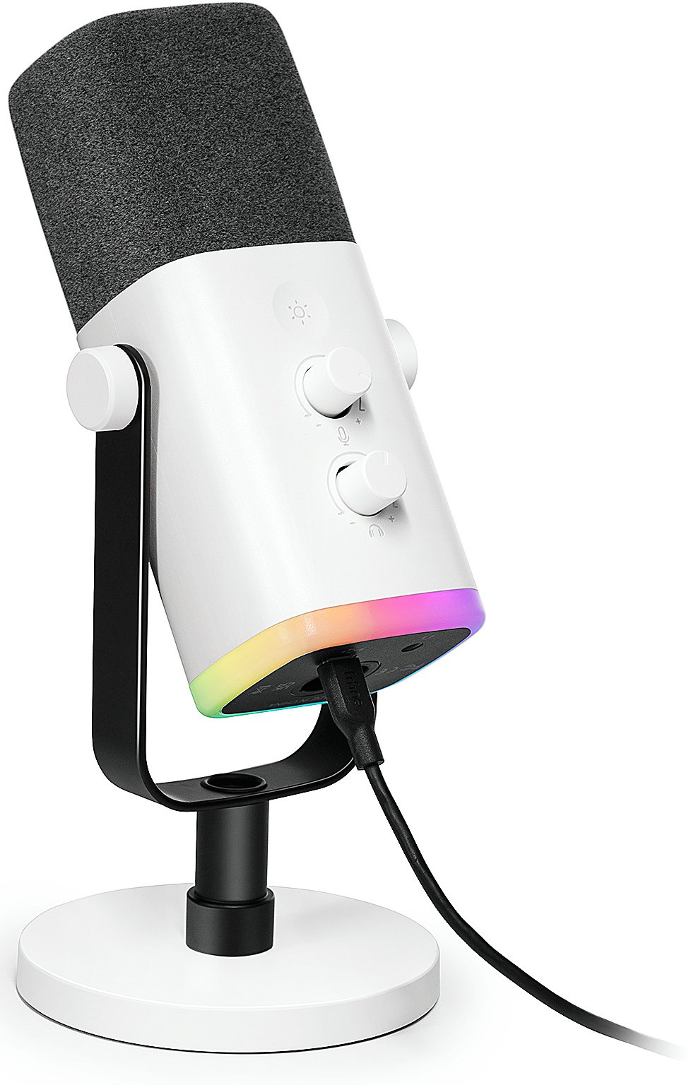 Микрофон для компьютера проводной Fifine AM8W USB/XLR White - Фото 1