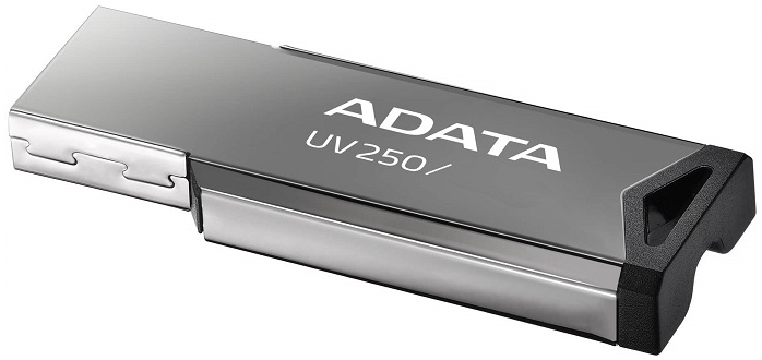 Флеш USB ADATA USB 2.0 AUV 250 16Gb Silver (AUV250-16G-RBK) - Фото 1