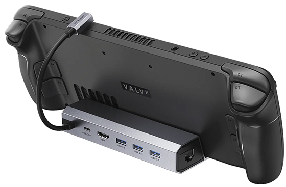 Хаб USB JSAUX 6-в-1 for Steam Deck/OLED/ROG Ally/Legion Go (HB0603) - Фото 1
