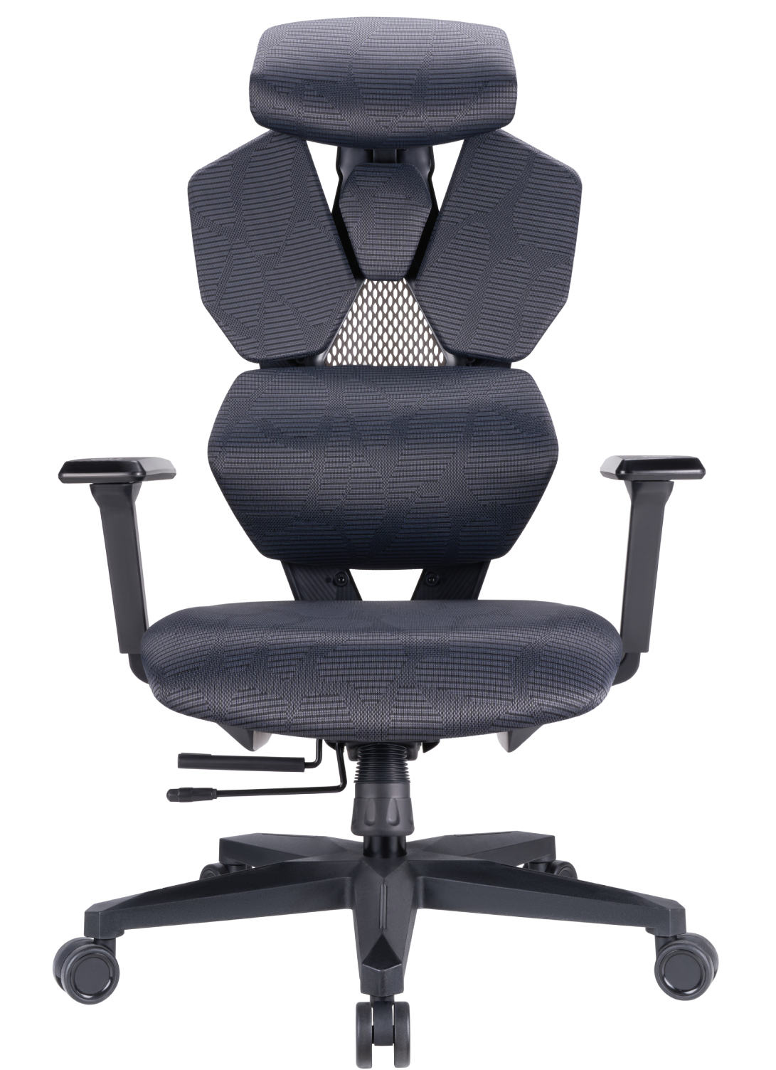 Кресло для геймеров GamePro GCM140B Mesh Black - Фото 1