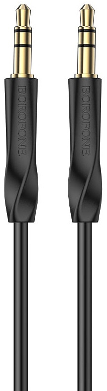 Кабель 3.5 мм - 3.5 мм BOROFONE BL16 Clear sound AUX Black (6974443389166) - Фото 1