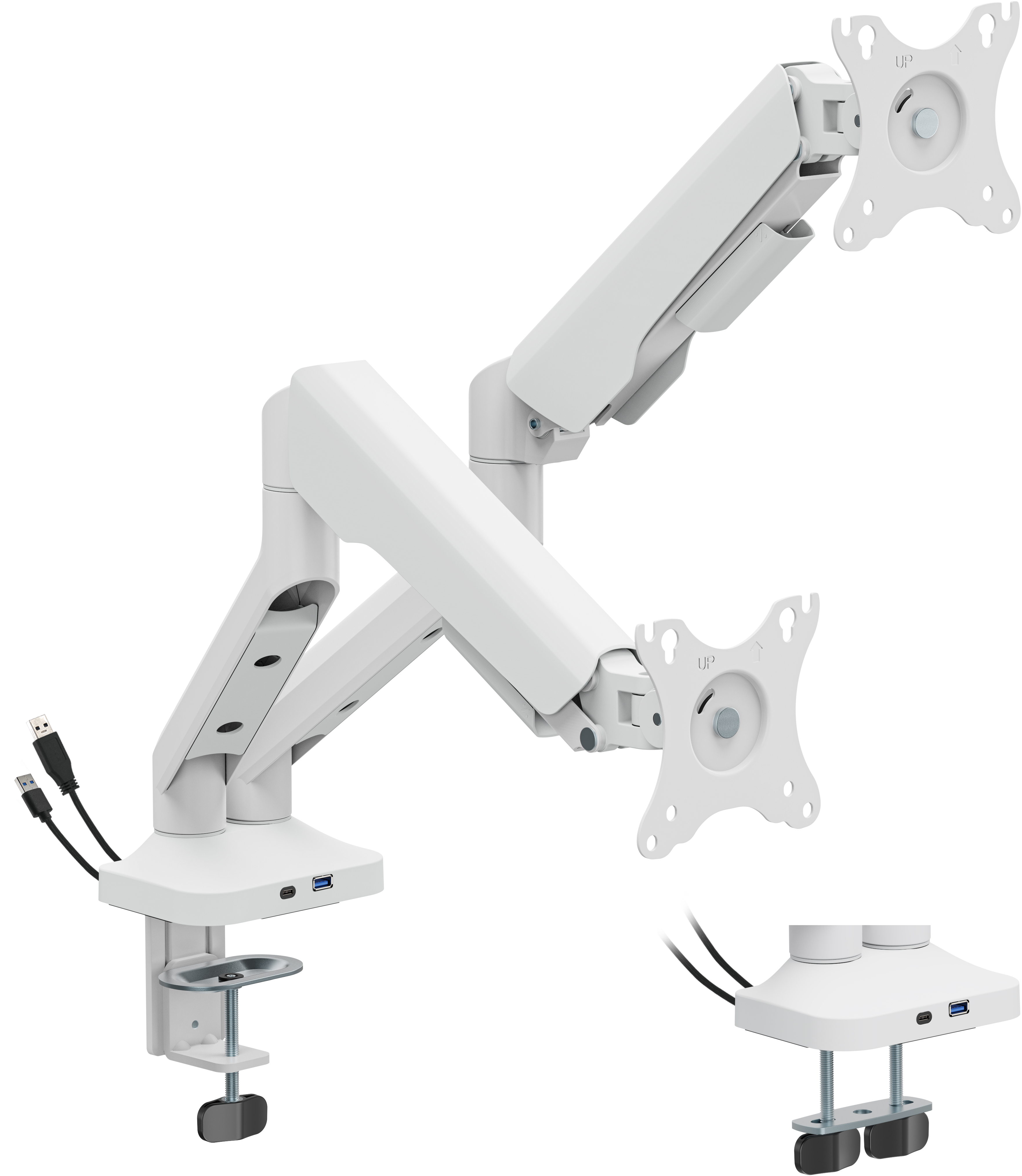 Крепление настольное OfficePro MA452W White - Фото 1