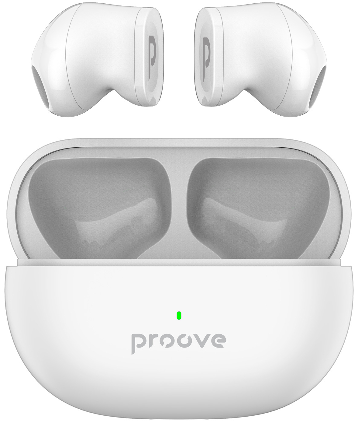 Наушники вкладыши беспроводные TWS Proove Mainstream Mini TWS White - Фото 1