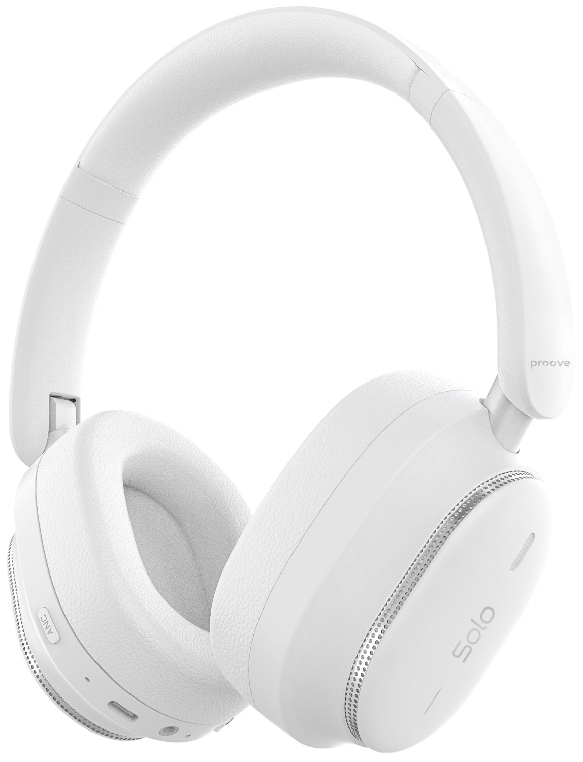 Наушники накладные беспроводные Proove Solo with ANC (APP) White (HPSL0001AP02) - Фото 1