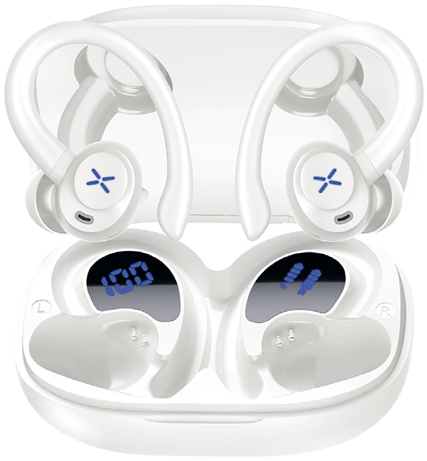 Наушники вкладыши беспроводные TWS Proove X-Go TWS (APP) white (TWXG0001AP02) - Фото 1