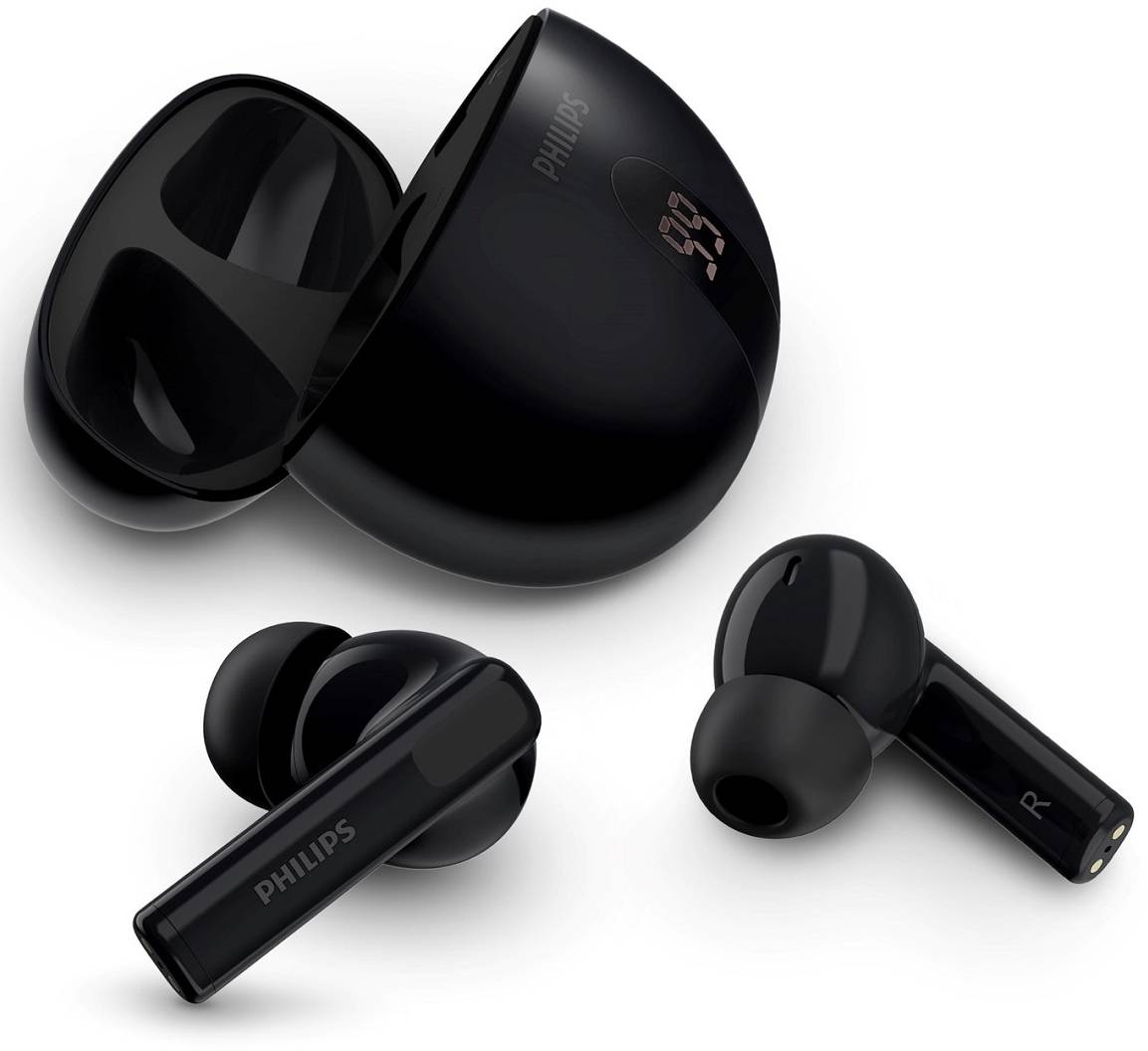 Навушники вкладиші бездротові TWS Philips TAT2520BK/00 - Фото 1