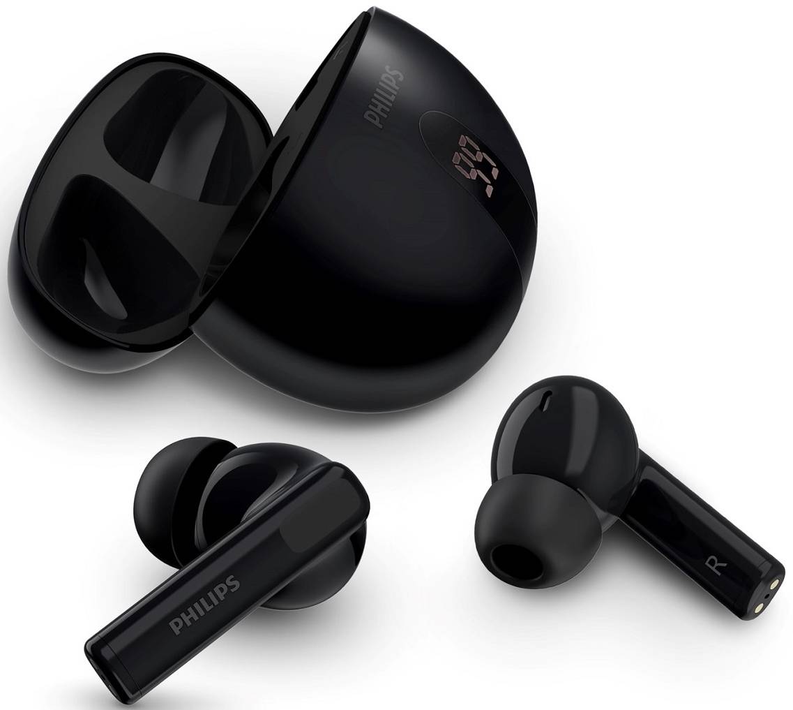 Навушники вкладиші бездротові TWS Philips TAT2520BK/00 - Фото 1