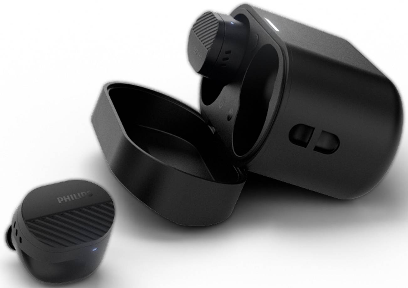 Навушники вкладиші бездротові TWS Philips TAT5000BK/00 - Фото 1