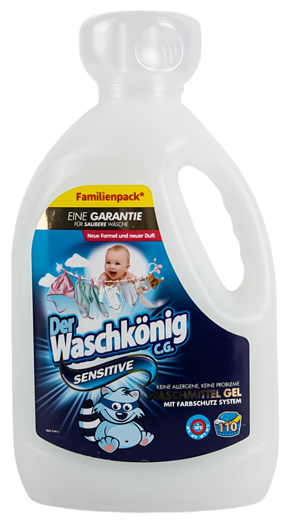 Гель для прання Waschkonig Sensitive 3305 мл (4260418932782) - Фото 1