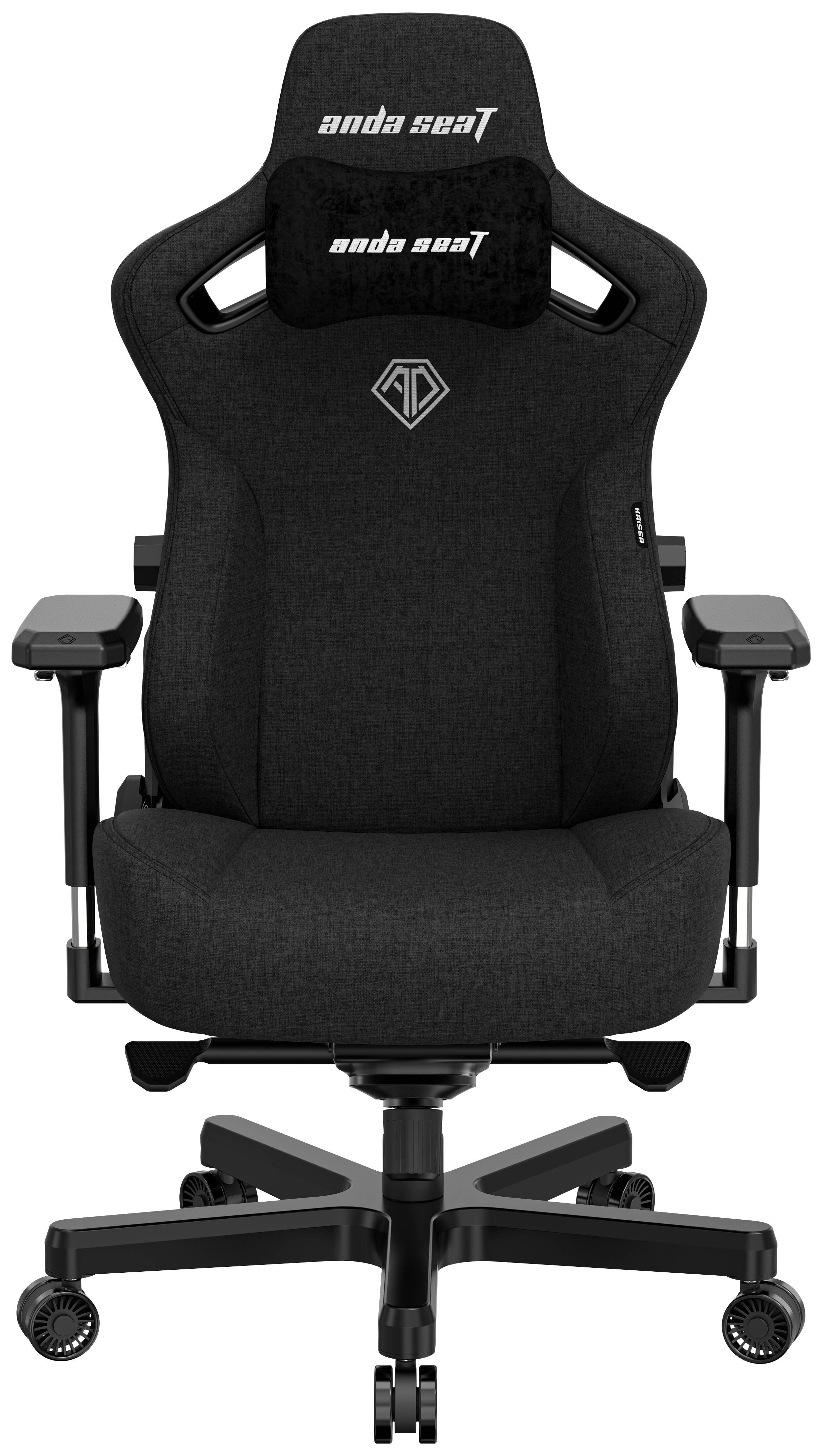 Крісло для геймерів Anda Seat Kaiser 3 Size L Black Fabric (AD12YDC-L-01-B-CF)
