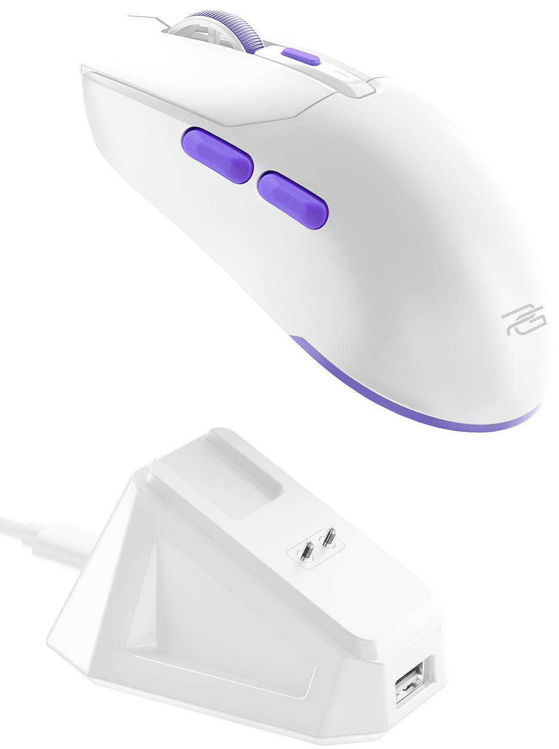 Миша бездротова ігрова Proove Gaming Rate Pro with Charging Dock white (WMRPCD022002)