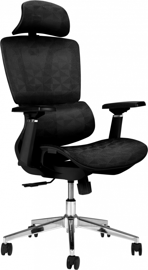 Кресло офисное GT Racer B-123A-S Black - Фото 1