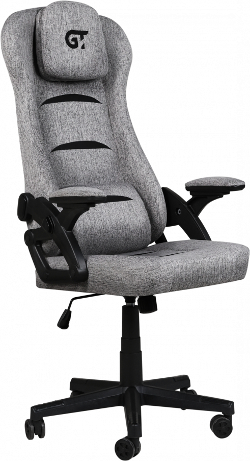 Крісло для геймерів GT Racer X-5993-1 Fabric Gray - Фото 1