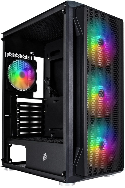 Корпус 1stPlayer X5-BK-4F1 Black 750W (X5-BK-4F1-PS-750FK-EU) - Фото 1