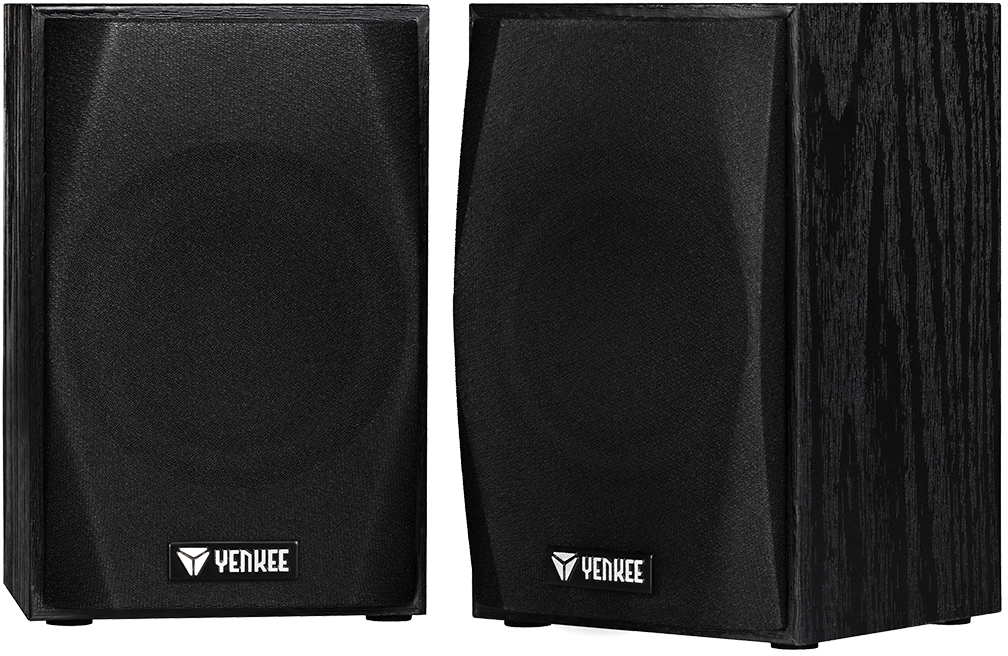 Компьютерная акустика компактная 2.0 YENKEE YSP 2010BK USB speakers 2.0 Black - Фото 1