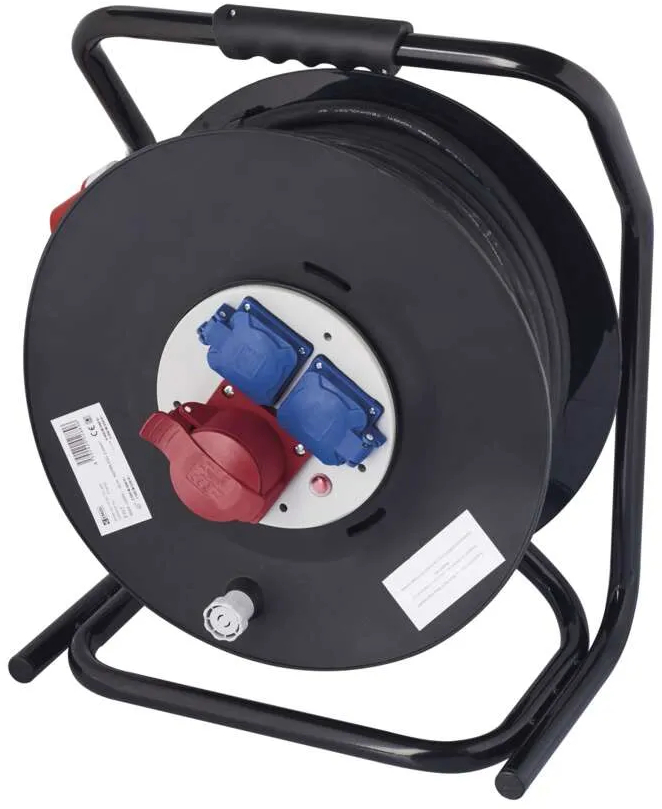Купити Подовжувач 220В EMOS на котушці P19733 3 розетки, 33 м, 220-400V, гума - Фото 1 Подовжувач 220В EMOS на котушці P19733 3 розетки, 33 м, 220-400V, гума - Фото 1