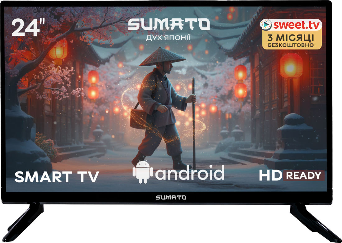 Купити Телевізор SUMATO 24HTS03 - Фото 1 Телевізор SUMATO 24HTS03 - Фото 1