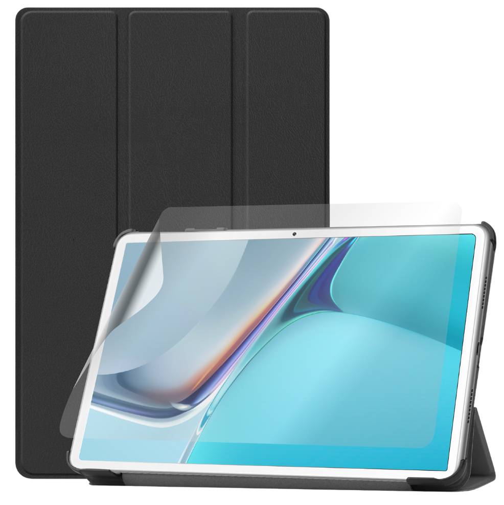 Чехол для планшета AIRON Premium for Huawei MatePad 11 Black (4822352781067) + защитная пленка + салфетка - Фото 1