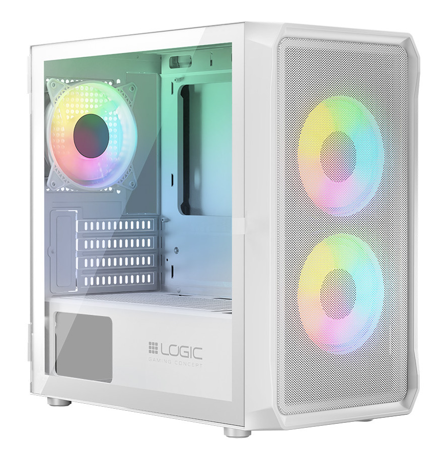 Корпус Logic Concept PORTOS MESH+GLASS ARGB (AM-PORTOS-20-0000000-0002) - Фото 1