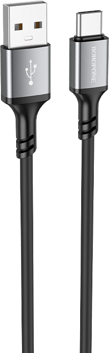 Купить Кабель синхронизации данных BOROFONE BX83 Type-C Black (6974443386417) - Фото 1 Кабель синхронизации данных BOROFONE BX83 Type-C Black (6974443386417) - Фото 1