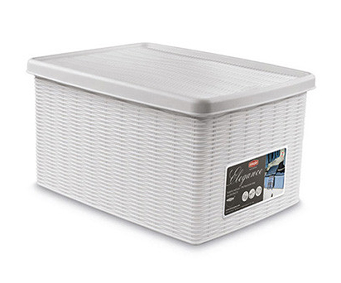 Корзина для белья Stefanplast ELEGANCE M 39х29х21 см (30010) - Фото 1