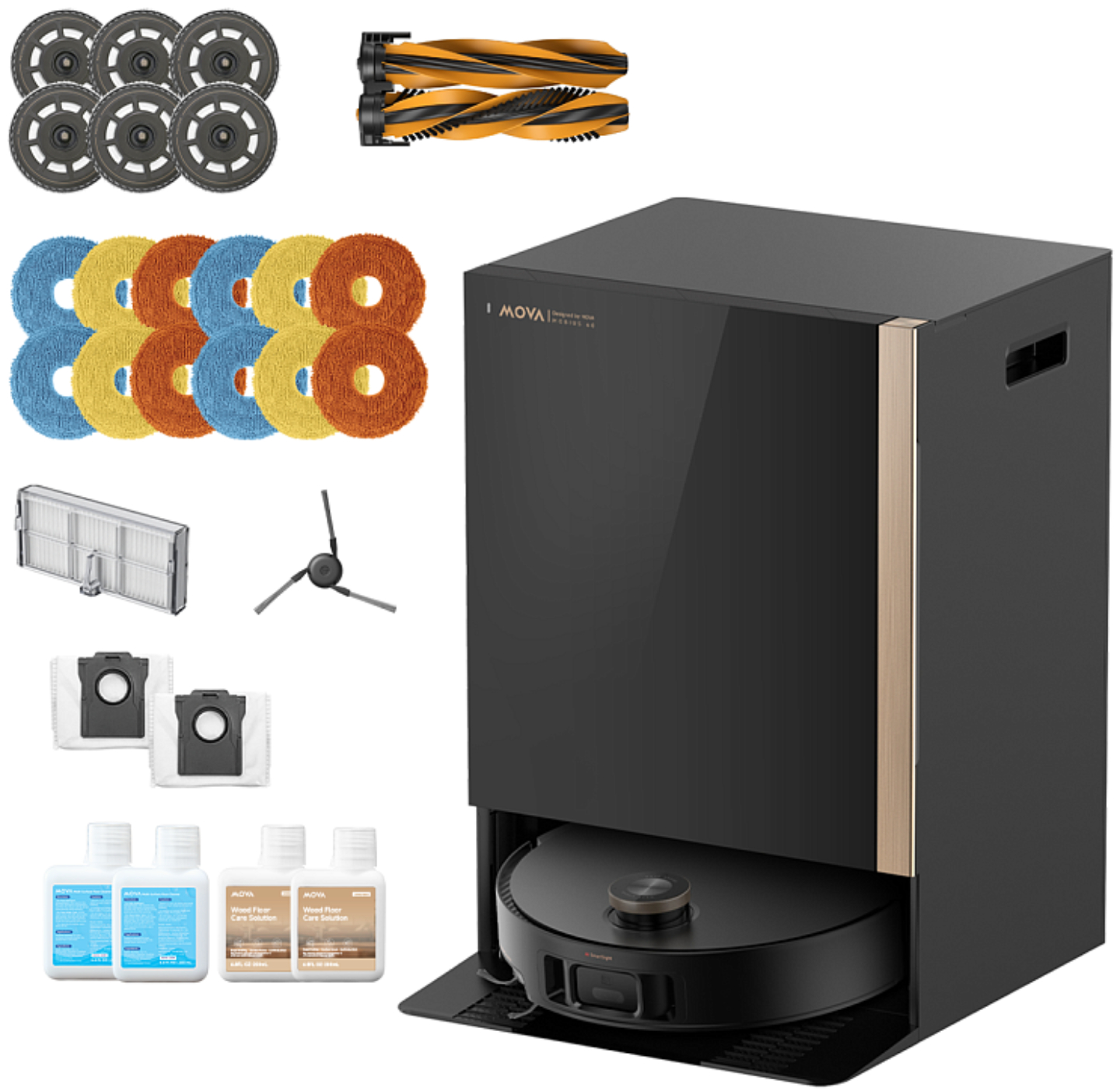 Робот-пилосос миючий Mova MOBIUS 60 Black-EUA (RLV83LE) - Фото 1