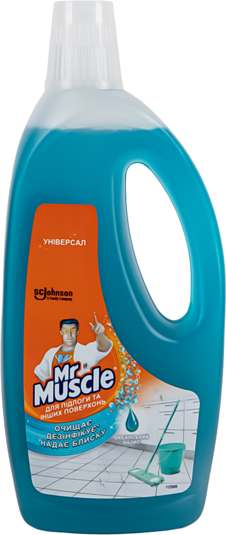 Купити Засіб для чищення універсальний SC Johnson Mr. Muscle Океанский оазис 750 мл (4823002005745) - Фото 1 Засіб для чищення універсальний SC Johnson Mr. Muscle Океанский оазис 750 мл (4823002005745) - Фото 1