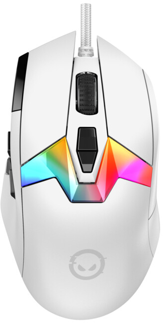 Мышь проводная игровая Lorgar MSP80 Wired Gaming Mouse Pro White (LRG-MSP80-WH) - Фото 1