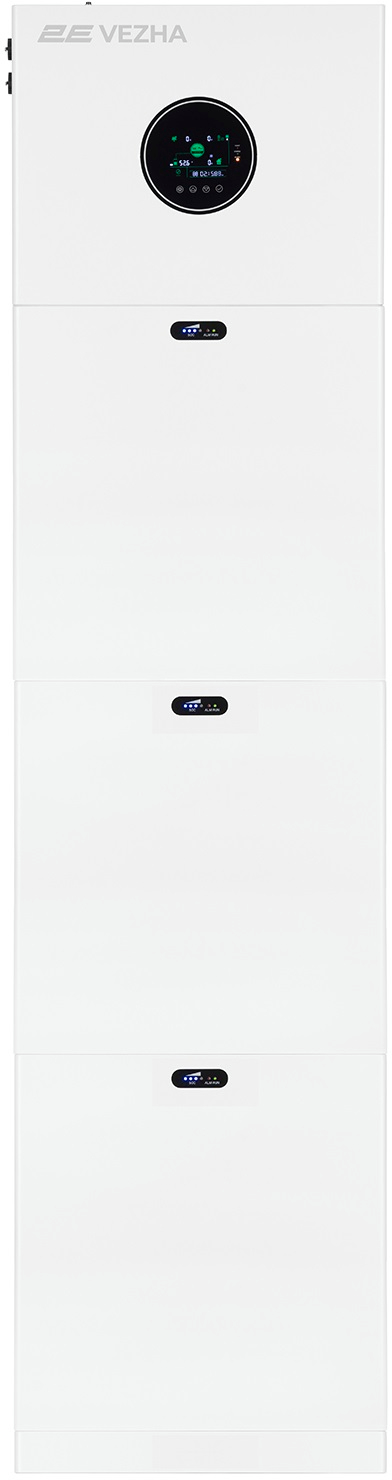 Система хранения энергии 2E PowerWall Vezha 5000 Вт 15.36 кВт/год MPPT 5.5 кВт WiFi (2E-ESS-PWV5-15) - Фото 1
