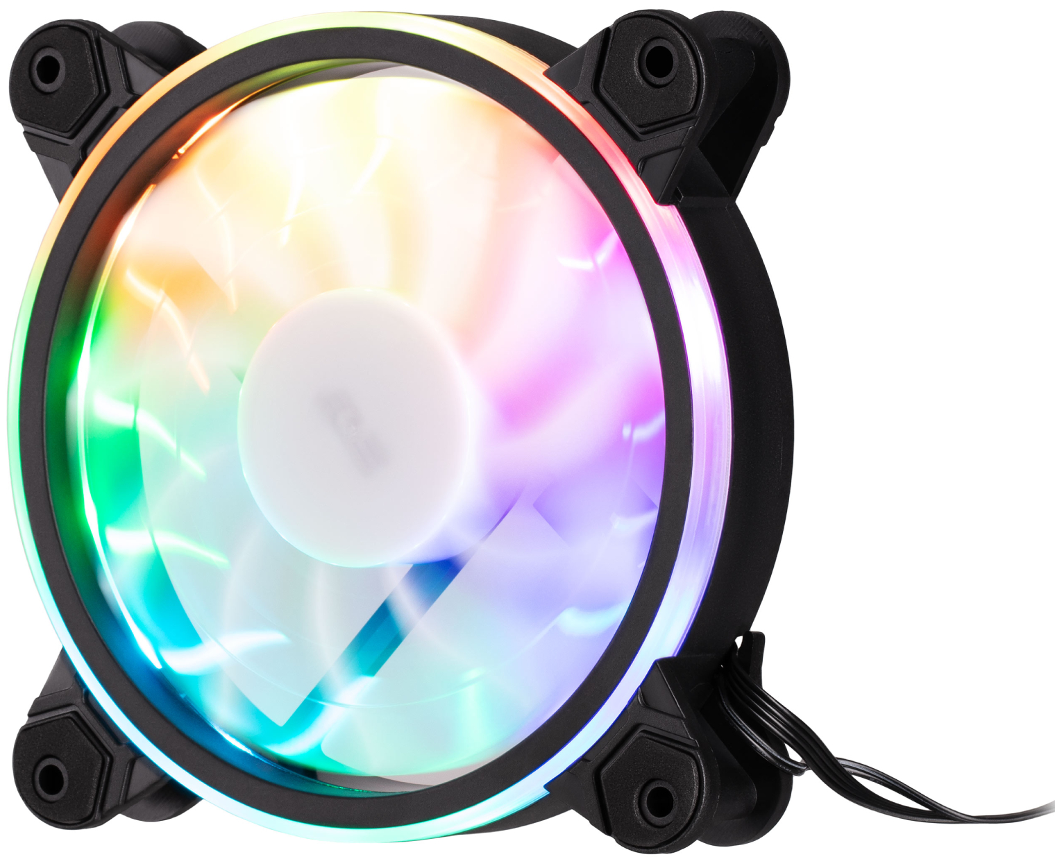 Корпусний вентилятор 2E GAMING Air Cool Black (ACF1206-ARGB) - Фото 1