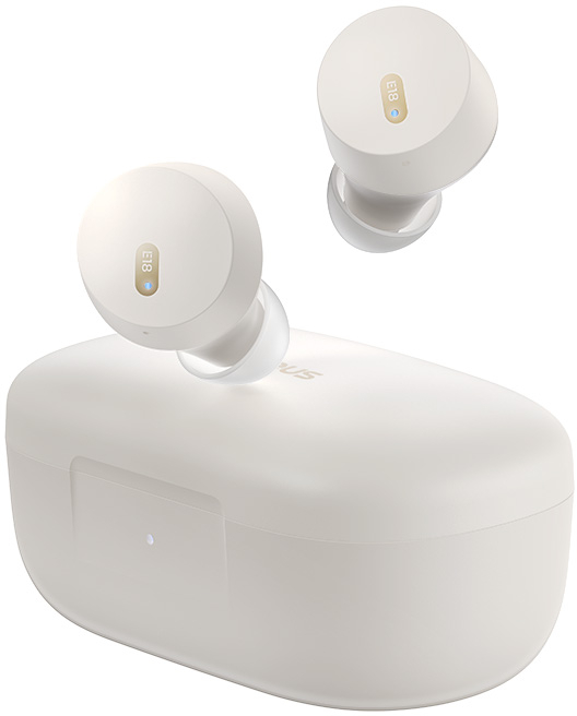 Навушники вкладиші бездротові TWS Baseus Bowie E18 True Wireless Earphones  Stellar White (A00023800223-00) - Фото 1