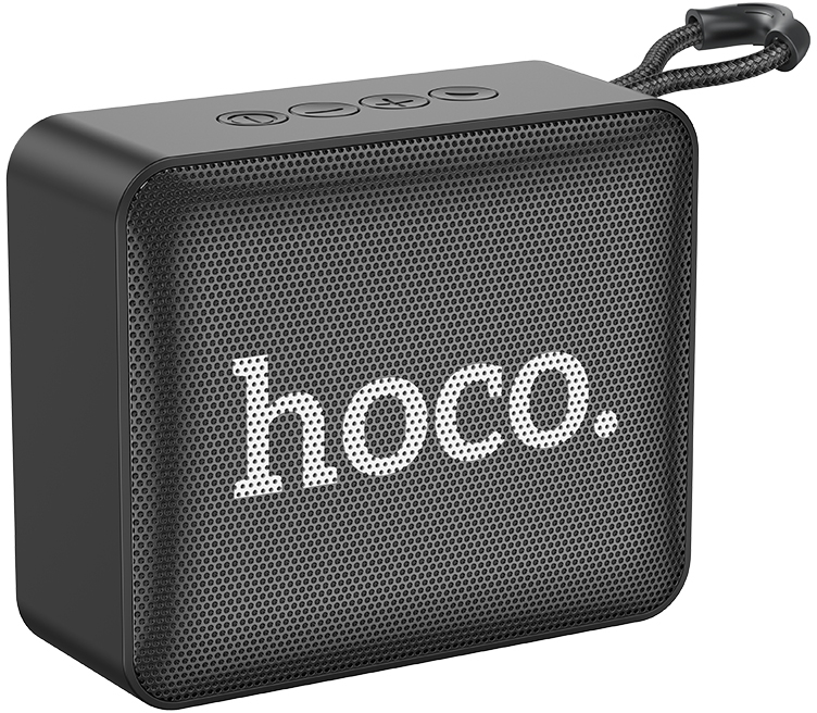 Портативная акустика HOCO BS51 Gold brick sports BT speaker Black (6931474780737) - Фото 1