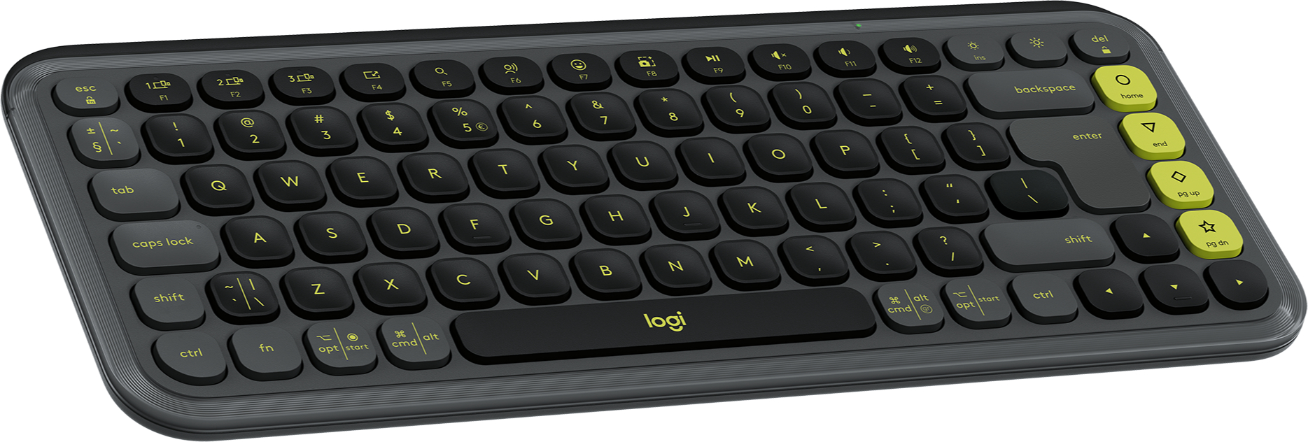 Клавиатура беспроводная Logitech POP Icon Keys Graphite UKR (920-013157) - Фото 1