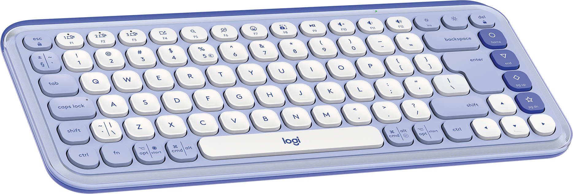 Клавиатура беспроводная Logitech POP Icon Keys Lilac (920-013074) - Фото 1